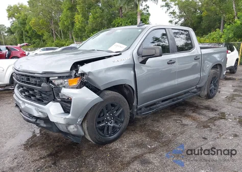 2024 Chevrolet Silverado 1500 2Wd Short Bed Custom from USA, damaged, VIN 3GCPABEK2RG264301